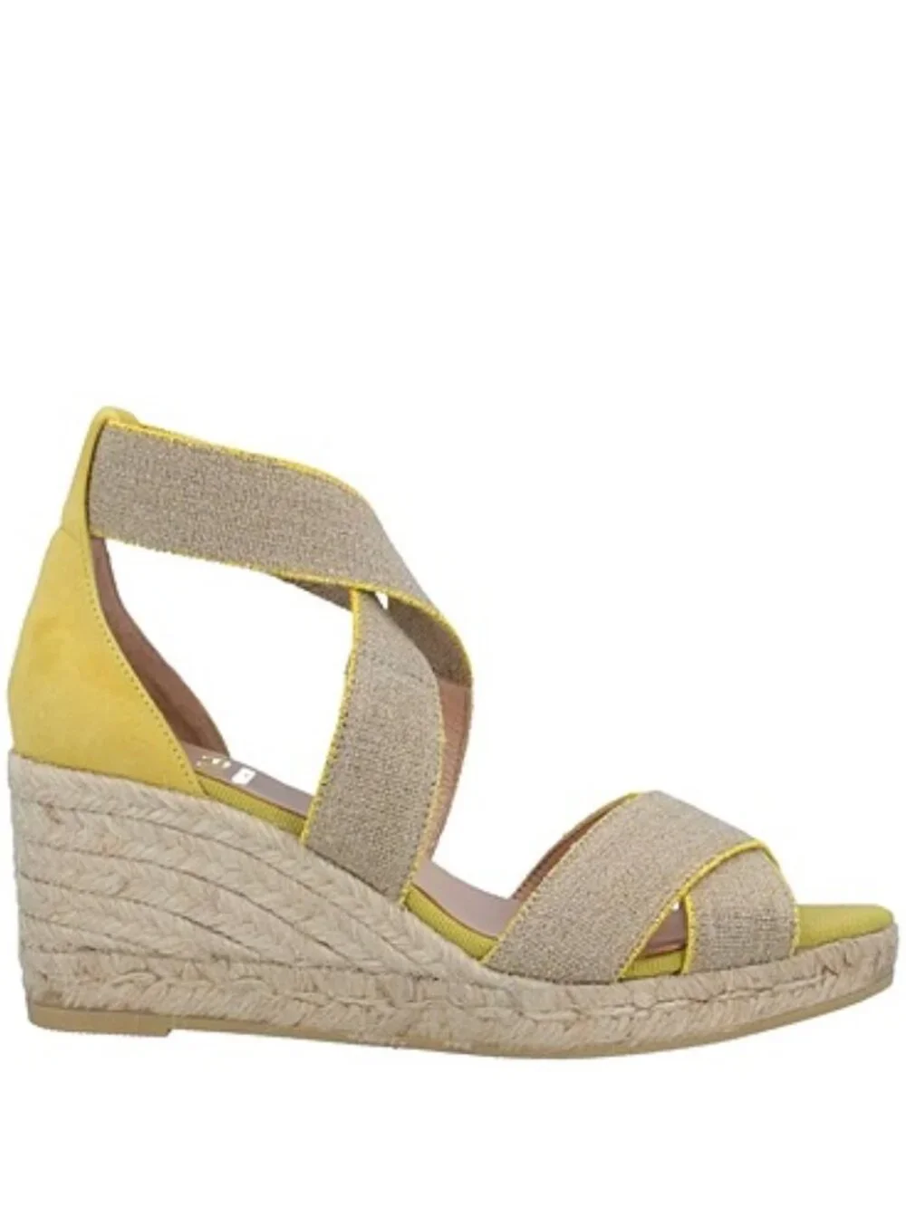 Kanna espadrille wedge sandals, size 37, made in Spain